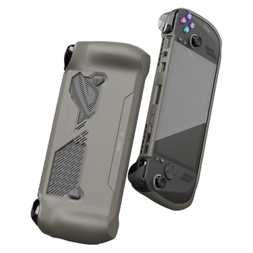 Skull & Co. GripCase Ally for ROG Ally X: A Soft Protective Case with Textured Grips Full Protection and Stand, Shock-Absorption Non-Slip and Anti-Scratch Cover Design - Coyote Gray Skull & Co. GripCase Ally for ROG Ally X: A Soft Protective Case with Textured Grips Full Protection and Stand, Shock-Absorption Non-Slip and Anti-Scratch Cover Design - Coyote Gray von Skull & Co.