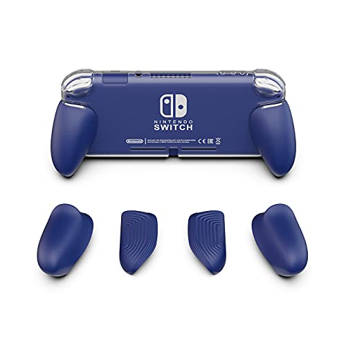 Skull & Co. GripCase Lite: Eine Bequeme Schutzhülle mit austauschbaren Griffen [passend für alle Handgrößen] für Nintendo Switch Lite [Keine Tragetasche] - Blau von Skull & Co.