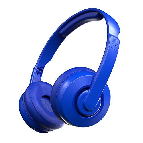 Skullcandy Cassette On-Ear Wireless-Kopfhörer, 22 Std. Akkulaufzeit, Mikro, kompatibel mit iPhone, Android und Bluetooth-Geräten - Blau von Skullcandy
