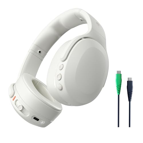 Skullcandy Crusher Evo Over-Ear Wireless-Kopfhörer mit Sensory Bass, 40 Std. Akkulaufzeit, Extra Charging Cable, Mikro, kompatibel mit iPhone, Android und Bluetooth-Geräten, Bone Skullcandy Crusher Evo Over-Ear Wireless-Kopfhörer mit Sensory Bass, 40 Std. Akkulaufzeit, Extra Charging Cable, Mikro, kompatibel mit iPhone, Android und Bluetooth-Geräten, Bone von Skullcandy