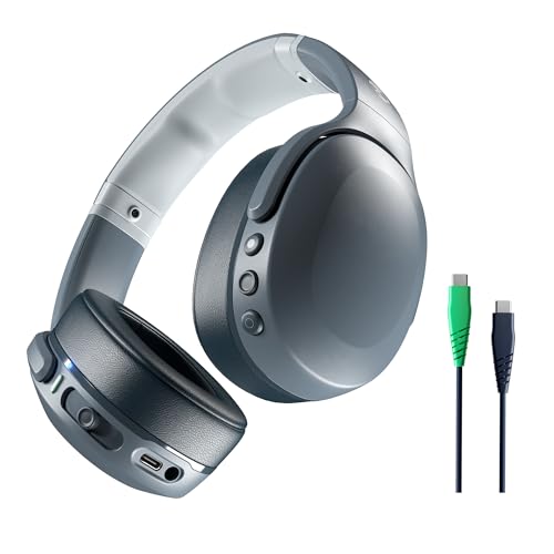 Skullcandy Crusher Evo Over-Ear Wireless-Kopfhörer mit Sensory Bass, 40 Std. Akkulaufzeit, Mikro, kompatibel mit iPhone, Android und Bluetooth-Geräten - Grau Skullcandy Crusher Evo Over-Ear Wireless-Kopfhörer mit Sensory Bass, 40 Std. Akkulaufzeit, Mikro, kompatibel mit iPhone, Android und Bluetooth-Geräten - Grau von Skullcandy