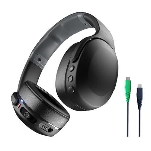 Skullcandy Crusher Evo Over-Ear Wireless-Kopfhörer mit Sensory Bass, 40 Std. Akkulaufzeit, Mikro, kompatibel mit iPhone, Android und Bluetooth-Geräten - Schwarz Skullcandy Crusher Evo Over-Ear Wireless-Kopfhörer mit Sensory Bass, 40 Std. Akkulaufzeit, Mikro, kompatibel mit iPhone, Android und Bluetooth-Geräten - Schwarz von Skullcandy