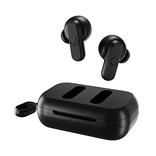 Skullcandy Dime 2 In-Ear Wireless-Kopfhörer, 12 Std. Akkulaufzeit, Mikro, kompatibel mit iPhone, Android und Bluetooth-Geräten - Schwarz von Skullcandy