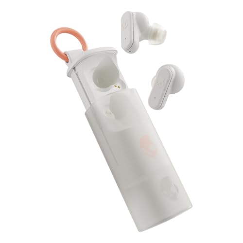 Skullcandy Dime Evo In-Ear Wireless-Kopfhörer, 36 Std. Akkulaufzeit, Mikro, kompatibel mit iPhone, Android und Bluetooth-Geräten - Bone/Orange Skullcandy Dime Evo In-Ear Wireless-Kopfhörer, 36 Std. Akkulaufzeit, Mikro, kompatibel mit iPhone, Android und Bluetooth-Geräten - Bone/Orange von Skullcandy