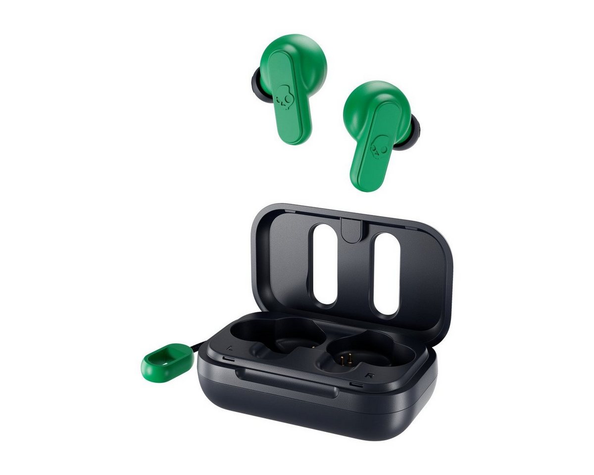 Skullcandy Headset Dime True Wireless wireless In-Ear-Kopfhörer (True Wireless über Bluetooth® 5!, Komfortable Passform!, Tap controls!, Mikrofon in jedem Kopfhörer!, 3,5 Stunden Laufzeit im Kopfhörer und zusätzlichen 8,5 Stunden im Case!, Keine, Wireless) von Skullcandy