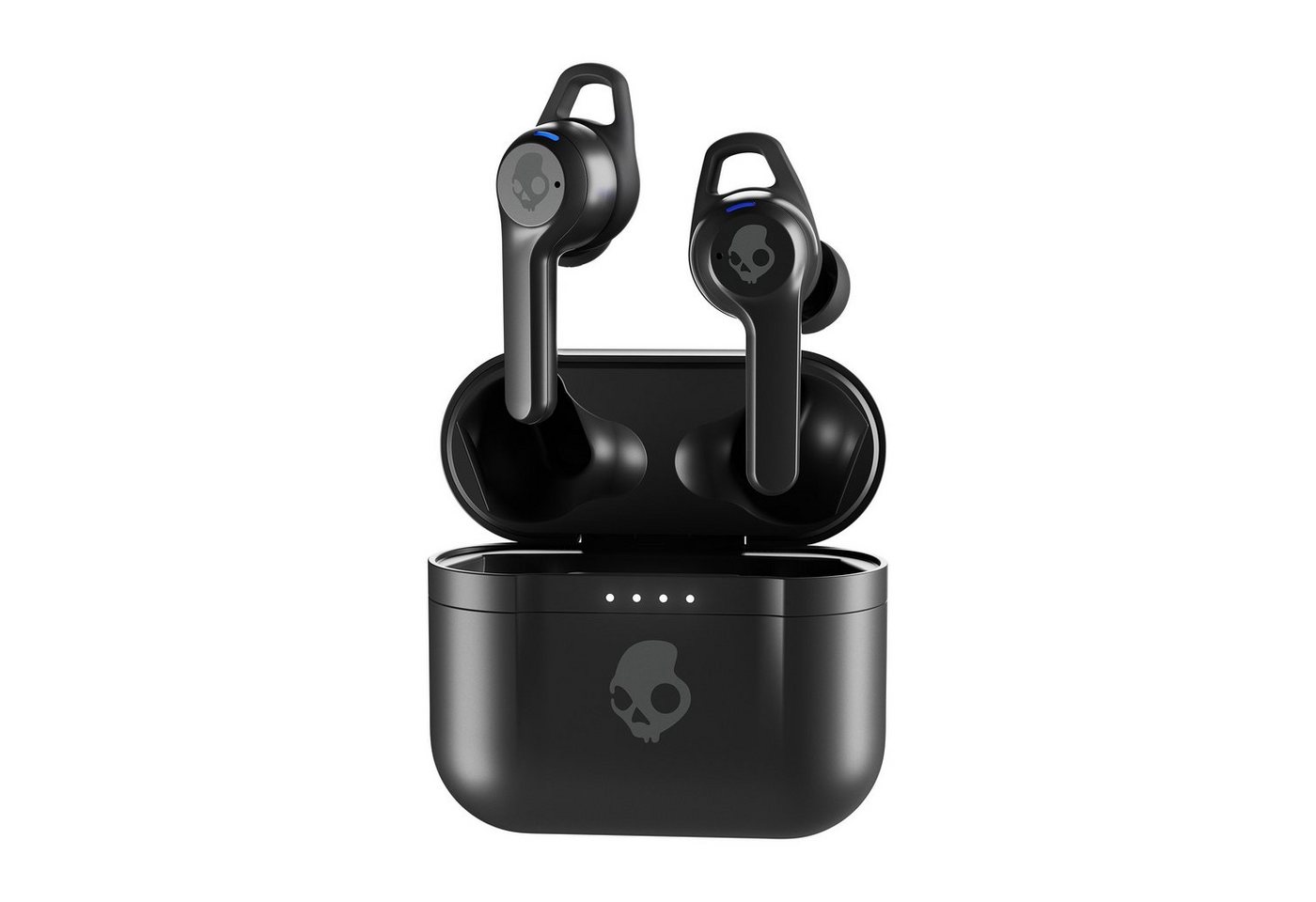 Skullcandy Headset Indy ANC True Wireless wireless In-Ear-Kopfhörer (True Wireless über Bluetooth® 5!, 4-Mic Digital Active Noise Cancellation!, Bis zu 32 Stunden Gesamt-Akkulaufzeit!, Schweiß-, wasser- und staubresistent (IPX4)! Schweiß-, wasser- und staubresistent (IPX4)!, Touch-Steuerung!, Keine, Wireless) von Skullcandy