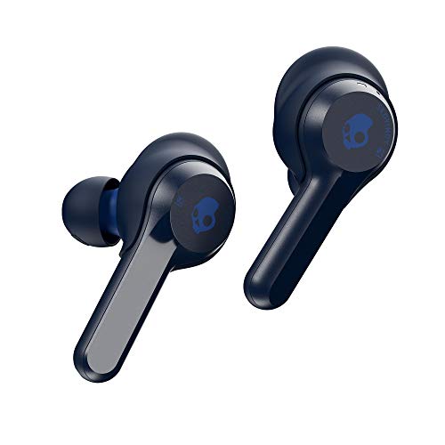 Skullcandy Indy True-Wireless-Kopfhörer mit Bluetooth-Mikrofon, Schweiß-, Wasser- und Staubresistent (IP55), 16 Stunden Akkulaufzeit – Blau von Skullcandy