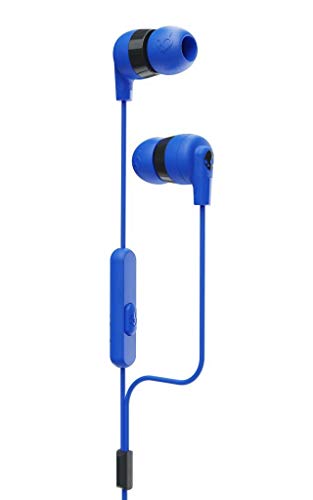 Skullcandy Ink'd+ Kabelgebundener In-Ear Kopfhörer, Mikro, Kompatibel mit Bluetooth-Geräten und Computern - Blau von Skullcandy