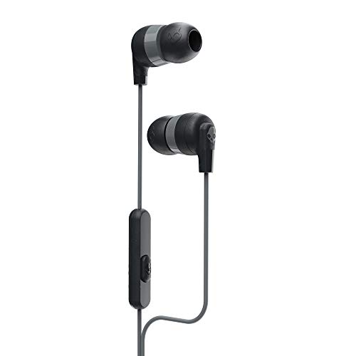 Skullcandy Ink'd+ Kabelgebundener In-Ear Kopfhörer, Mikro, Kompatibel mit Bluetooth-Geräten und Computern - Schwarz von Skullcandy