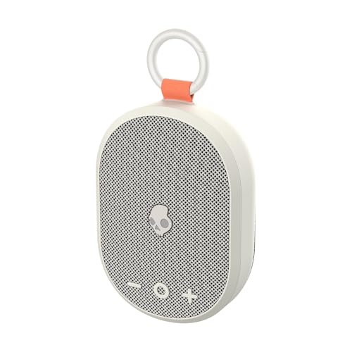 Skullcandy Kilo Wireless tragbarer Bluetooth-Lautsprecher, Wasserdicht (IPX7), 24 Stunden Akkulaufzeit, True-Wireless-Stereo mit integriertem Trageriemen für Reisen und Outdoor-Einsätze, Cremefarbene von Skullcandy