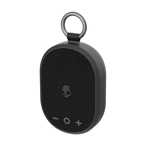 Skullcandy Kilo Wireless tragbarer Bluetooth-Lautsprecher, Wasserdicht (IPX7), 24 Stunden Akkulaufzeit, True-Wireless-Stereo mit integriertem Trageriemen für Reisen und Outdoor-Einsätze, Schwarz von Skullcandy
