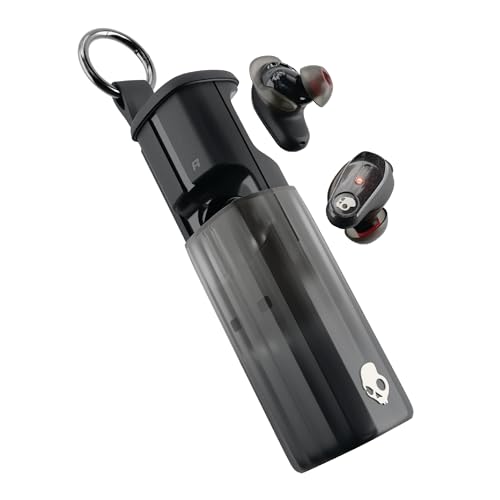 Skullcandy Method 360 ANC Wireless-Ohrhörer, Sound by Bose, Bluetooth-Kopfhörer, Premium Noise Cancelling, bis zu 40 Stunden Akkulaufzeit, schweiß- und wasserresistent mit Mikrofon - Schwarz von Skullcandy
