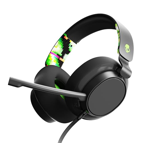 Skullcandy SLYR Kabelgebundenes Multi-Platform Over-Ear Gaming Headset für Xbox, PlayStation und PC - Grün von Skullcandy
