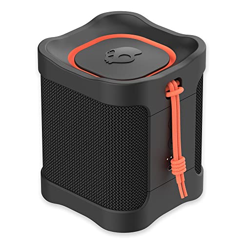 Skullcandy Terrain Mini Wireless tragbarer Bluetooth-Lautsprecher, Wasserdicht (IPX7), 14 Stunden Akkulaufzeit, True-Wireless-Stereo mit integriertem Trageriemen für Reisen, Outdoor-Einsätze, Schwarz von Skullcandy