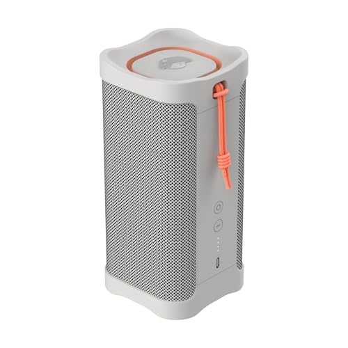 Skullcandy Terrain XL Wireless tragbarer Bluetooth-Lautsprecher Wasserdicht (IPX7), 18 Stunden Akkulaufzeit, True-Wireless-Stereo mit integriertem Trageriemen für Reisen Outdoor-Einsätze, Cremefarbene von Skullcandy
