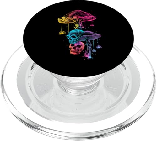 Colorful minimalic dripping Skull PopSockets PopGrip für MagSafe Colorful minimalic dripping Skull PopSockets PopGrip für MagSafe von Skulls Paint Dripping Apparel