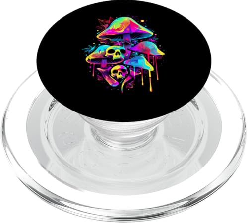 Colorful minimalic dripping Skull PopSockets PopGrip für MagSafe Colorful minimalic dripping Skull PopSockets PopGrip für MagSafe von Skulls Paint Dripping Apparel