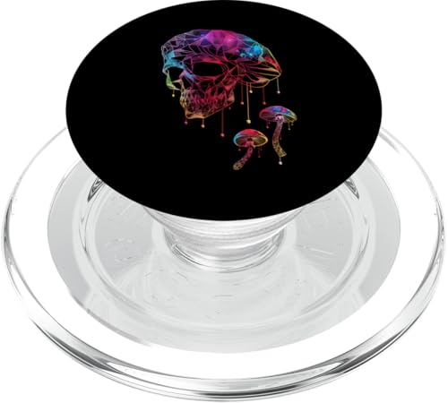 Colorful minimalic dripping Skull PopSockets PopGrip für MagSafe Colorful minimalic dripping Skull PopSockets PopGrip für MagSafe von Skulls Paint Dripping Apparel