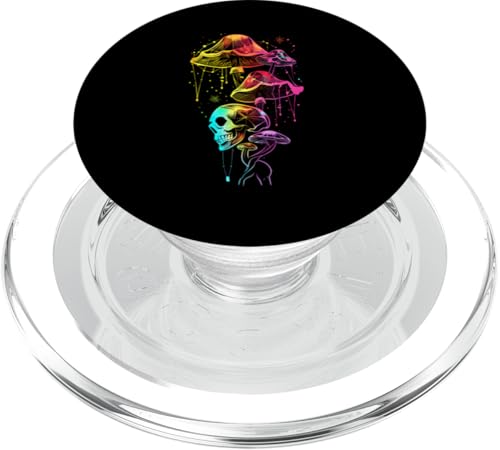 Colorful minimalic dripping Skull PopSockets PopGrip für MagSafe Colorful minimalic dripping Skull PopSockets PopGrip für MagSafe von Skulls Paint Dripping Apparel