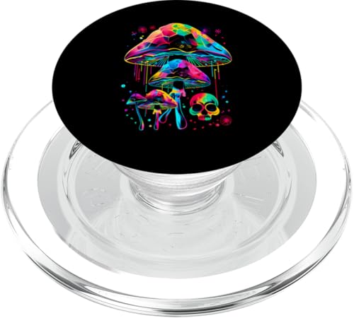 Colorful minimalic dripping Skull PopSockets PopGrip für MagSafe Colorful minimalic dripping Skull PopSockets PopGrip für MagSafe von Skulls Paint Dripping Apparel