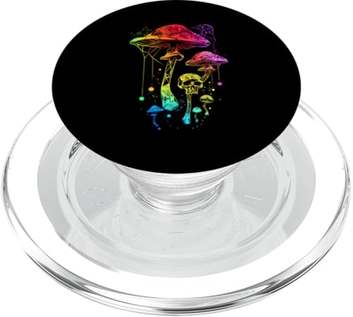 Colorful minimalic dripping Skull PopSockets PopGrip für MagSafe Colorful minimalic dripping Skull PopSockets PopGrip für MagSafe von Skulls Paint Dripping Apparel