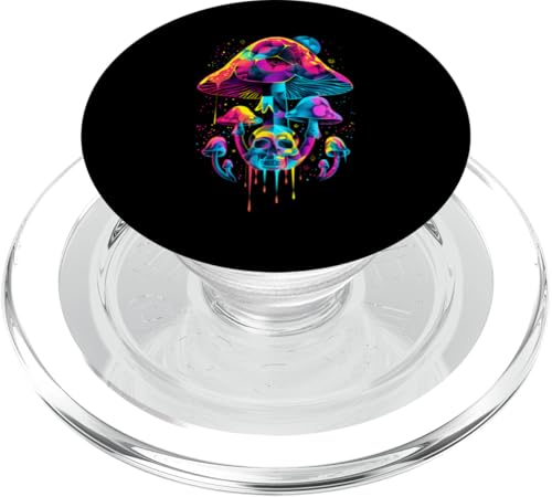 Colorful minimalic dripping Skull PopSockets PopGrip für MagSafe Colorful minimalic dripping Skull PopSockets PopGrip für MagSafe von Skulls Paint Dripping Apparel