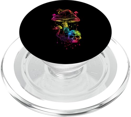 Colorful minimalic dripping Skull PopSockets PopGrip für MagSafe Colorful minimalic dripping Skull PopSockets PopGrip für MagSafe von Skulls Paint Dripping Apparel