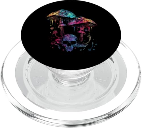 Colorful minimalic dripping Skull PopSockets PopGrip für MagSafe Colorful minimalic dripping Skull PopSockets PopGrip für MagSafe von Skulls Paint Dripping Apparel