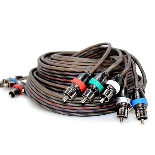 Sky High Car Audio 6-K Twisted RCA Kabel, 6 m Sky High Car Audio 6-K Twisted RCA Kabel, 6 m von Sky High Car Audio