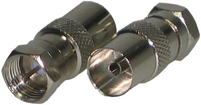 Adapter F-Stecker auf IEC Kupplung von Sky Vision