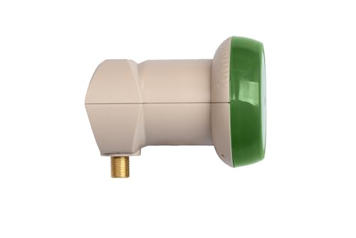 HUMAX Green Power Single-LNB, Stromspar-LNB, Satelliten universal LNB, LTE-Filter, 1 Teilnehmer inkl. Wetterschutzgehäuse und vergoldete F-Buchse, für digitales Fernsehen in HD, Full HD und 4K UHD von Sky Vision