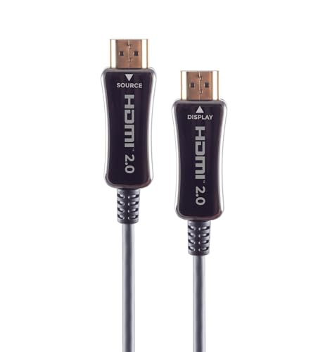 SKY VISION 4K Premium HDMI Kabel für UHD Übertragungen, High Speed HDMI ARC Kabel mit HDR10 Unterstützung, Optisches Glasfaser-HDMI-Kabel 15 Meter ideal für Konsolen, Fernseher und Computer, schwarz SKY VISION 4K Premium HDMI Kabel für UHD Übertragungen, High Speed HDMI ARC Kabel mit HDR10 Unterstützung, Optisches Glasfaser-HDMI-Kabel 15 Meter ideal für Konsolen, Fernseher und Computer, schwarz von Sky Vision