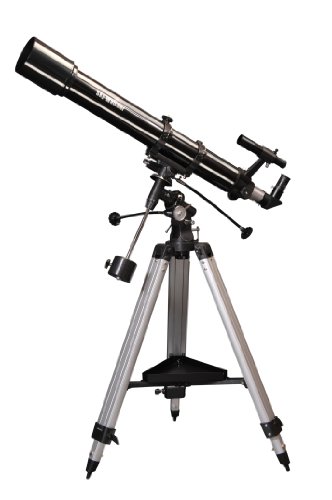 Sky-Watcher Evostar-90 (EQ-2) (90mm (3,5 Zoll), f/900) Refraktor Teleskop Silber von Sky-Watcher