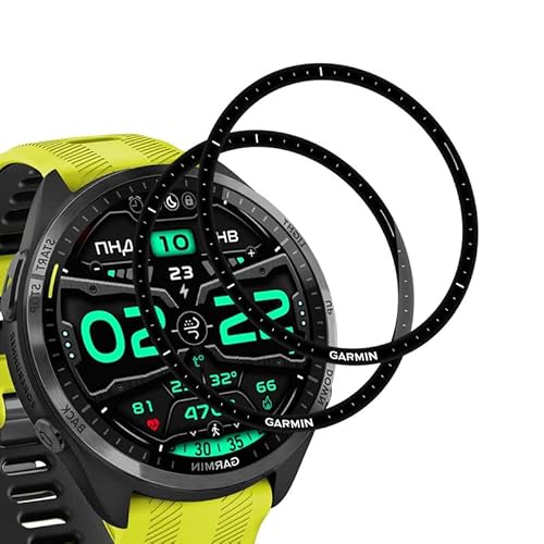 SkyKeep (2 Stücke für Schutz Garmin Forerunner 965 Folie Schutzfolie Garmin Forerunner 965 Displayschutz Folie (Soft TPU)(HD Displayschutzfolie)(Ultra-klar)(Anti-Bläschen)(Anti-Kratzen) von SkyKeep