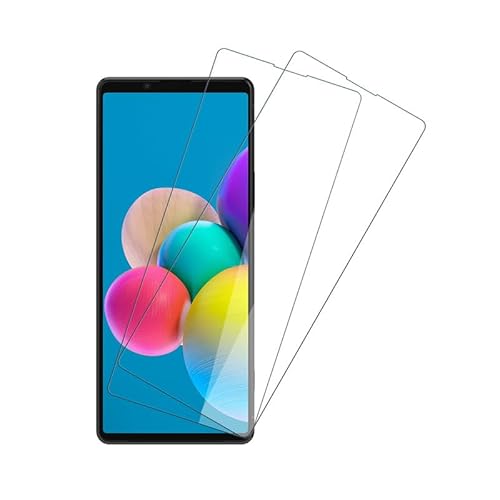 SkyKeep (2 Stücke für Schutzglas Sony Xperia 1 II Panzerglas Schutzfolie Sony Xperia 1 II/1 III 5G Displayschutz Folie (9H Härte)(HD Displayschutzfolie)(Ultra-klar)(Anti-Bläschen)(Anti-Kratzen) von SkyKeep