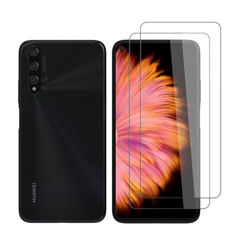 SkyKeep für (2 Stücke Folie Honor 20 Pro Panzerglas Huawei Nova 5T Schutzfolie Honor 20 Displayschutz Screen Protector, 9H Härte, Kratzfest von SkyKeep