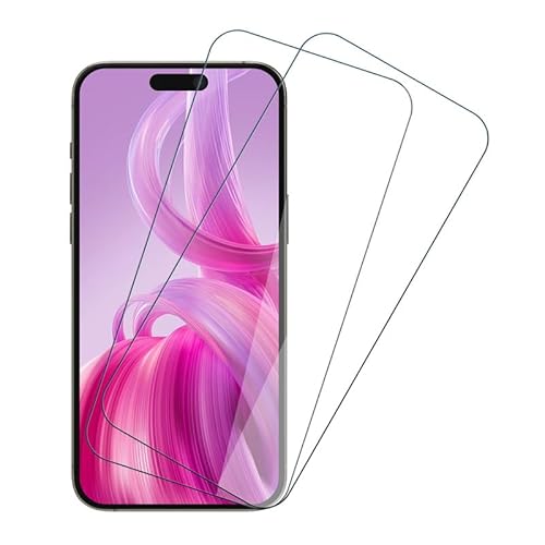 SkyKeep für iPhone 15 Pro Max Panzerglas iPhone 15 Pro Max Schutzfolie, (2 Stücke), 9H Härte, Ultra-klar, Anti-Bläschen, Mit Displayschutz Schutz Glas von SkyKeep