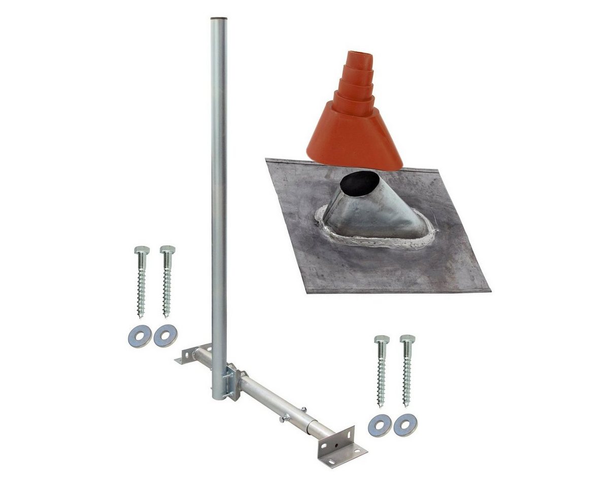 SkyRevolt Aufdachsparrenhalter Dachsparrenhalter 120cm Mast SAT-Halterung SkyRevolt Aufdachsparrenhalter Dachsparrenhalter 120cm Mast SAT-Halterung von SkyRevolt