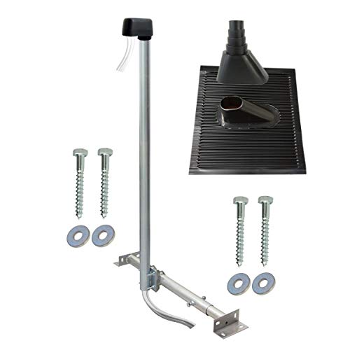 SkyRevolt Aufdachsparrenhalter SAT TV Dachsparrenhalter 120cm Kabeleinführung Mast 48mm Aufdach-Sparren-Halterung für Satellitenschüssel | Antennen Dachmontage Set SkyRevolt Aufdachsparrenhalter SAT TV Dachsparrenhalter 120cm Kabeleinführung Mast 48mm Aufdach-Sparren-Halterung für Satellitenschüssel | Antennen Dachmontage Set von SkyRevolt