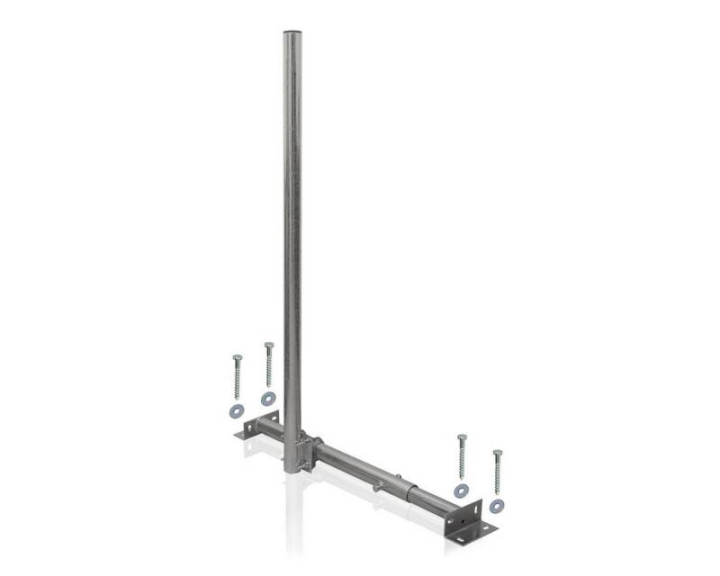 SkyRevolt Aufdachsparrenhalter SAT TV Dachsparrenhalter Mast 120cm feuerverzinkt SAT-Halterung von SkyRevolt