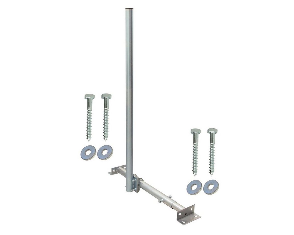 SkyRevolt Aufdachsparrenhalter feuerverzinktes 120cm Mast Dachsparrenhalterung SAT-Halterung SkyRevolt Aufdachsparrenhalter feuerverzinktes 120cm Mast Dachsparrenhalterung SAT-Halterung von SkyRevolt