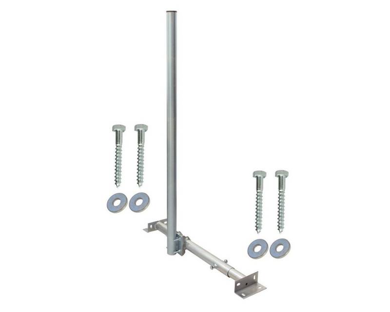 SkyRevolt Aufdachsparrenhalter feuerverzinktes 120cm Mast Dachsparrenhalterung SAT-Halterung von SkyRevolt