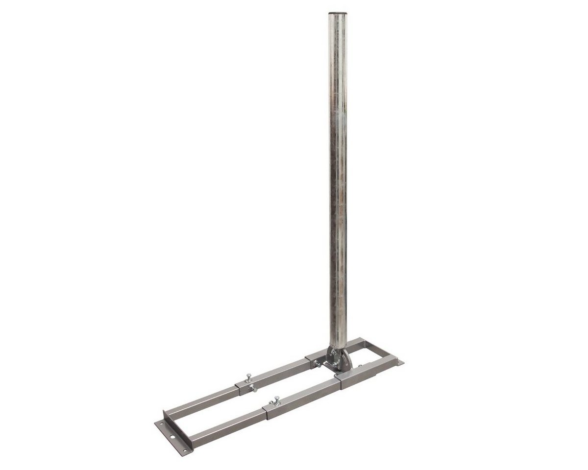 SkyRevolt Aufsparrenhalter 1m Mast Ø 48mm Stahl feuerverzinkt ausziehbar 52-90cm SAT-Halterung SkyRevolt Aufsparrenhalter 1m Mast Ø 48mm Stahl feuerverzinkt ausziehbar 52-90cm SAT-Halterung von SkyRevolt