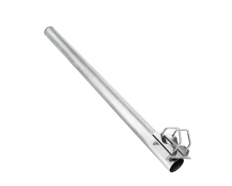 SkyRevolt Balkonhalter 50cm 48mm Stahl Mast für Geländer Mast-Verlängerung SAT SAT-Halterung von SkyRevolt