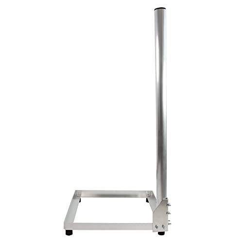 SkyRevolt Balkonständer Aluminium 50x50cm 1m Mast Ø 50mm Eckmast Tersassenständer SAT Flachdach-Halterung Standgestell SkyRevolt Balkonständer Aluminium 50x50cm 1m Mast Ø 50mm Eckmast Tersassenständer SAT Flachdach-Halterung Standgestell von SkyRevolt
