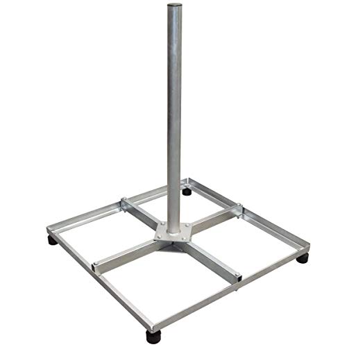 SkyRevolt Balkonständer Stahl 4x30x30 TWD Holland mit Mast Sat Flachdachständer Halterung für Satellitenschüssel SkyRevolt Balkonständer Stahl 4x30x30 TWD Holland mit Mast Sat Flachdachständer Halterung für Satellitenschüssel von SkyRevolt