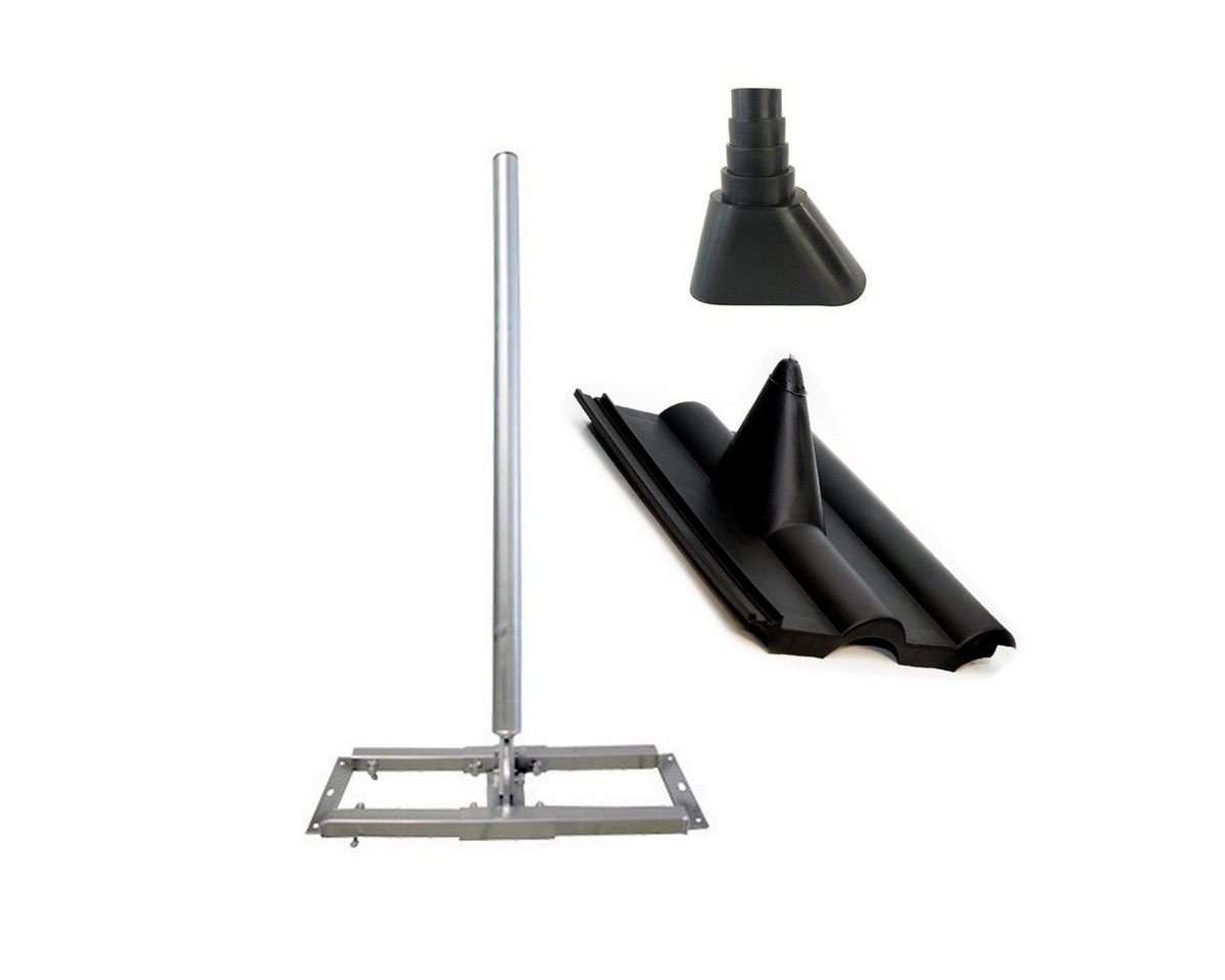 SkyRevolt Dachsparrenhalter 1 m Stahl Frankfurter Pfanne Manschette schwarz SAT-Halterung SkyRevolt Dachsparrenhalter 1 m Stahl Frankfurter Pfanne Manschette schwarz SAT-Halterung von SkyRevolt