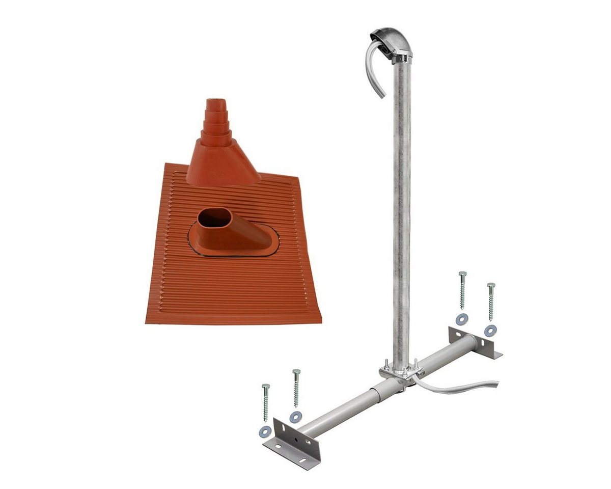 SkyRevolt Dachsparrenhalter Montageset Alu-Ziegel rot ALU-Mastkappe SAT-Halterung SkyRevolt Dachsparrenhalter Montageset Alu-Ziegel rot ALU-Mastkappe SAT-Halterung von SkyRevolt