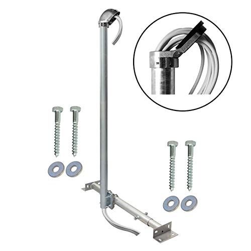 SkyRevolt SAT LTE TV Aufdachsparrenhalter feuerverzinktes 120cm Mast Dachsparrenhalterung für Satellitenschüssel | Kabeleinführung ALU-Mastkappe Schrauben SkyRevolt SAT LTE TV Aufdachsparrenhalter feuerverzinktes 120cm Mast Dachsparrenhalterung für Satellitenschüssel | Kabeleinführung ALU-Mastkappe Schrauben von SkyRevolt
