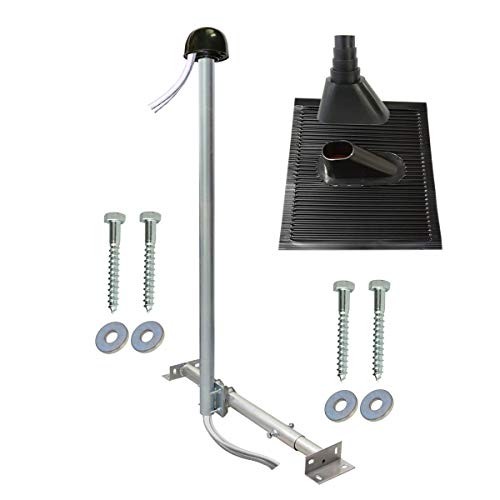SkyRevolt SAT TV Aufdachsparrenhalter Sparrenabstand 61-105cm Mast 120cm Dachsparren-Halter für Satellitenschüssel | Aufdach Montageset Mastkappe SkyRevolt SAT TV Aufdachsparrenhalter Sparrenabstand 61-105cm Mast 120cm Dachsparren-Halter für Satellitenschüssel | Aufdach Montageset Mastkappe von SkyRevolt